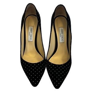 Jimmy Choo Pumps w/ Sparkle Dots